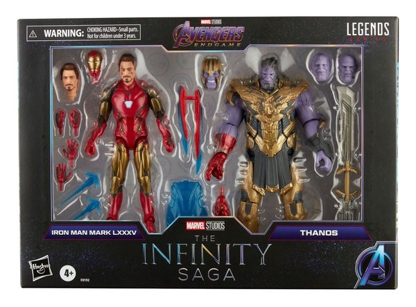 Marvel Legends Series - Iron Man & Thanos (2er Pack) (Avengers Endgame)