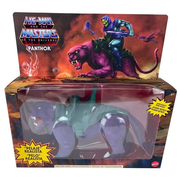 IMPORT: Masters of the Universe - Panthor Flocked (Double Logo Edition)