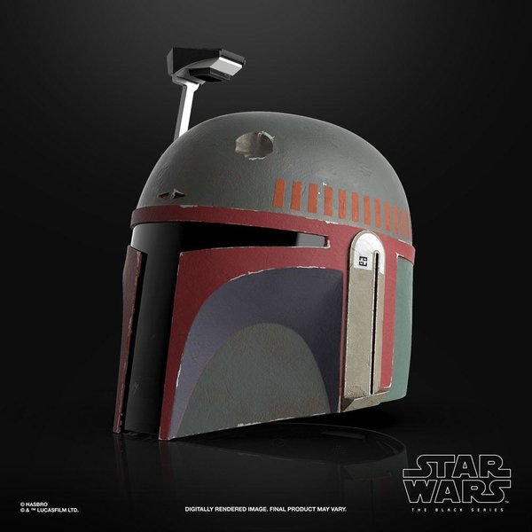 Star Wars The Black Series - Boba Fett elektronischer Premium Helm (Re-Armored)