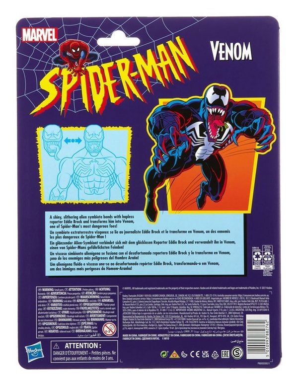 Marvel Legends Series - Spider-Man 2021 Venom Pulse Exclusive 15 cm