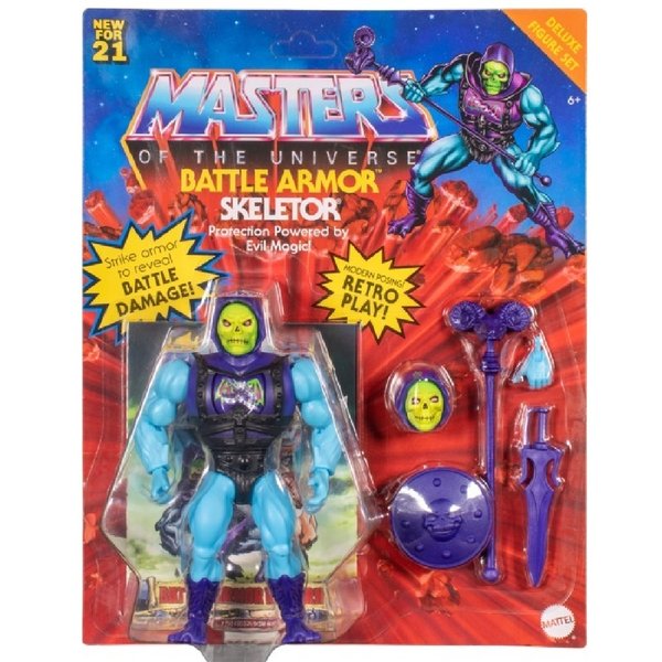 US KARTE Masters of the Universe - Origins - Battle Armor Skeletor