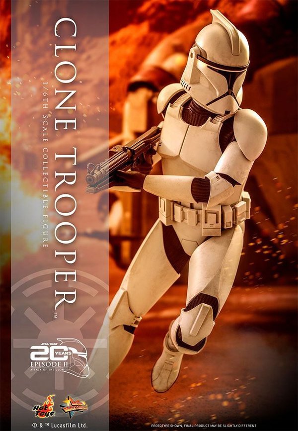 PREORDER: HOT TOYS - Star Wars: Episode II Actionfigur 1/6 Clone Trooper 30 cm