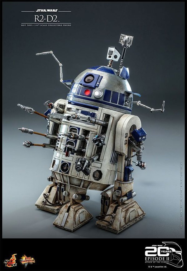 PREORDER: HOT TOYS - Star Wars: Episode II Actionfigur 1/6 R2-D2 18 cm