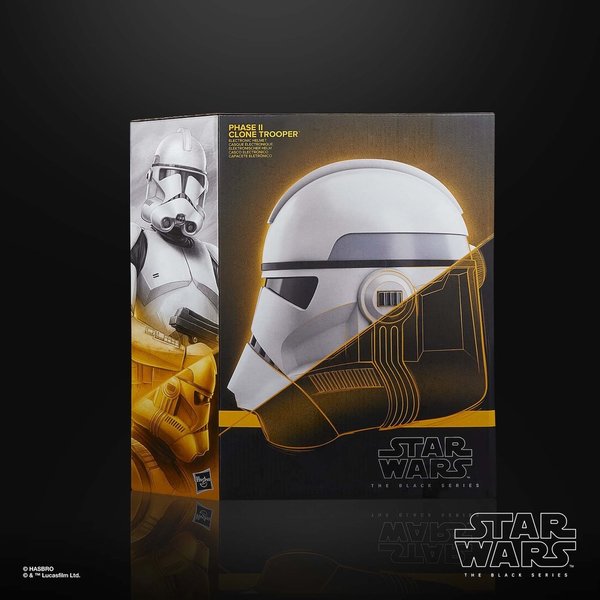 Star Wars The Black Series - Phase II Clone Trooper elektronischer Premium Helm