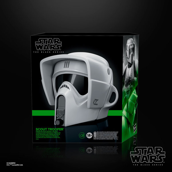 PREORDER: Star Wars The Black Series - Scout Trooper elektronischer Premium Helm