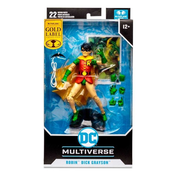 PREORDER: McFARLANE - DC Multiverse Actionfigur Robin (Dick Grayson) (Gold Label) 18 cm